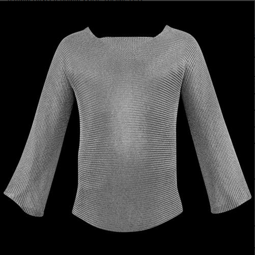 CHAINMAIL SHIRT WITH LONG SLEEVE