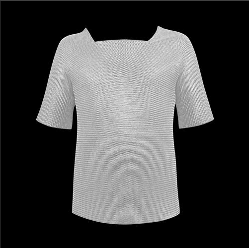 CHAINMAIL SHIRT WITH SHORT SLEEVE 
