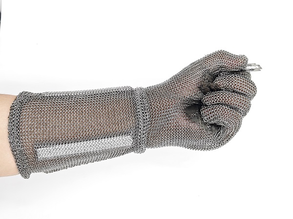 Stainless Steel Glove with Long Cuff
