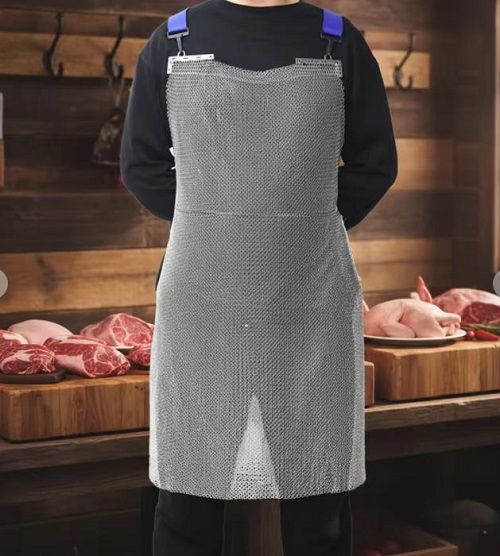 Stainless Steel Mesh Apron for Meat Processing Safety