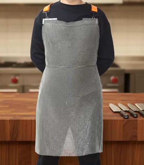 Stainless Steel Butcher Apron for Knife Protection